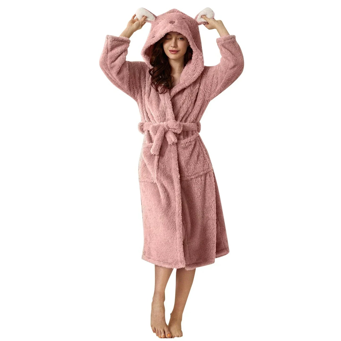 Luvik | Huppari Fleece Aamutakki Naisille Aamutakki