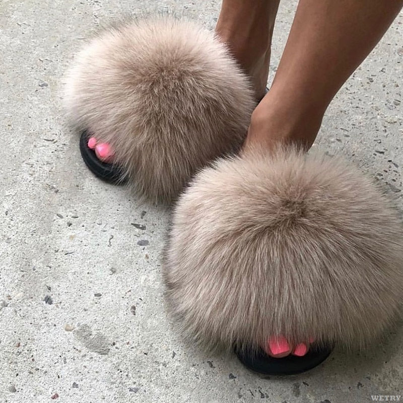 Luvik | Moda Fay Fluffy Slippers Iloiset ja värikkäät naisten kengät kesäksi