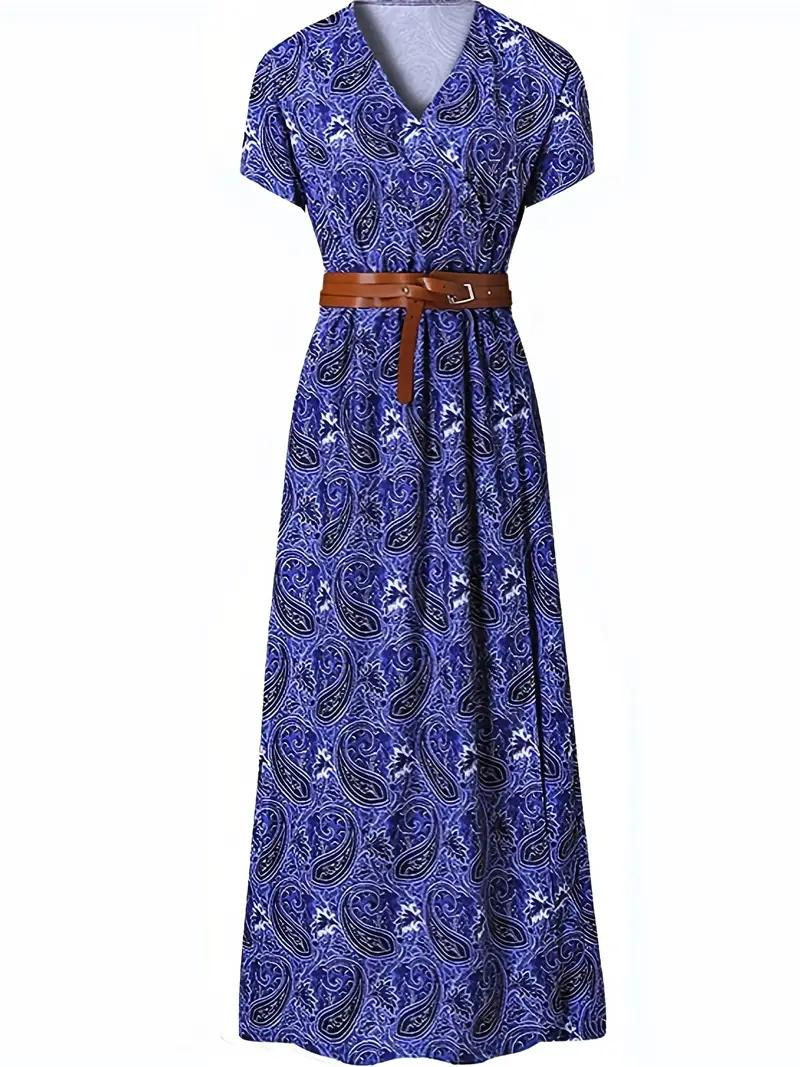 Luvik | Mekko, Lyhyet hihat, Vyö, Maxi mekko, Kesämekko