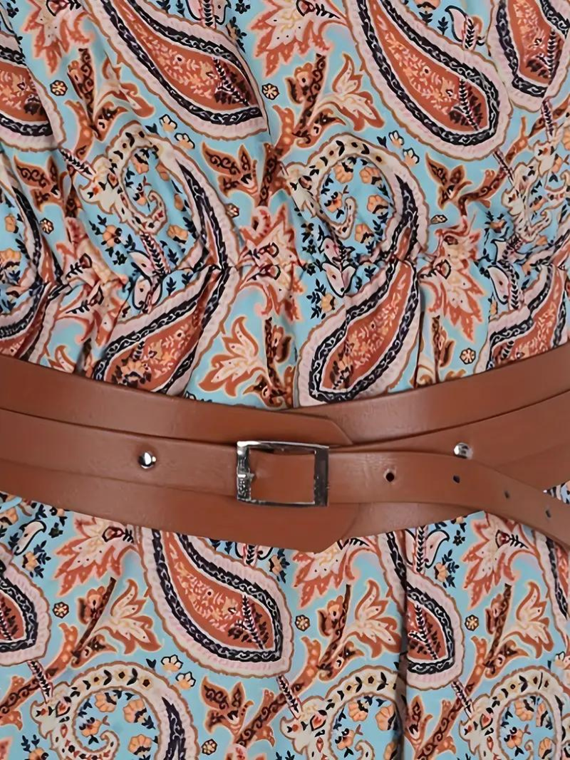 Luvik | Mekko, Lyhyet hihat, Vyö, Maxi mekko, Kesämekko