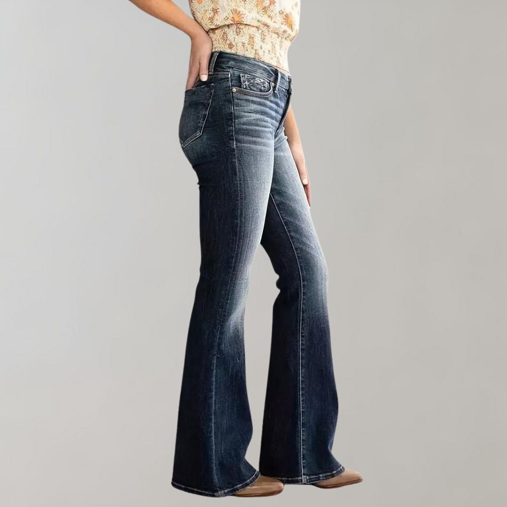 Luvik | Elegant Flare Jeans for Naiset
