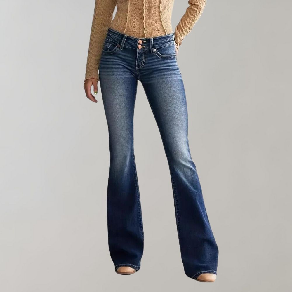 Luvik | Elegant Flare Jeans for Naiset