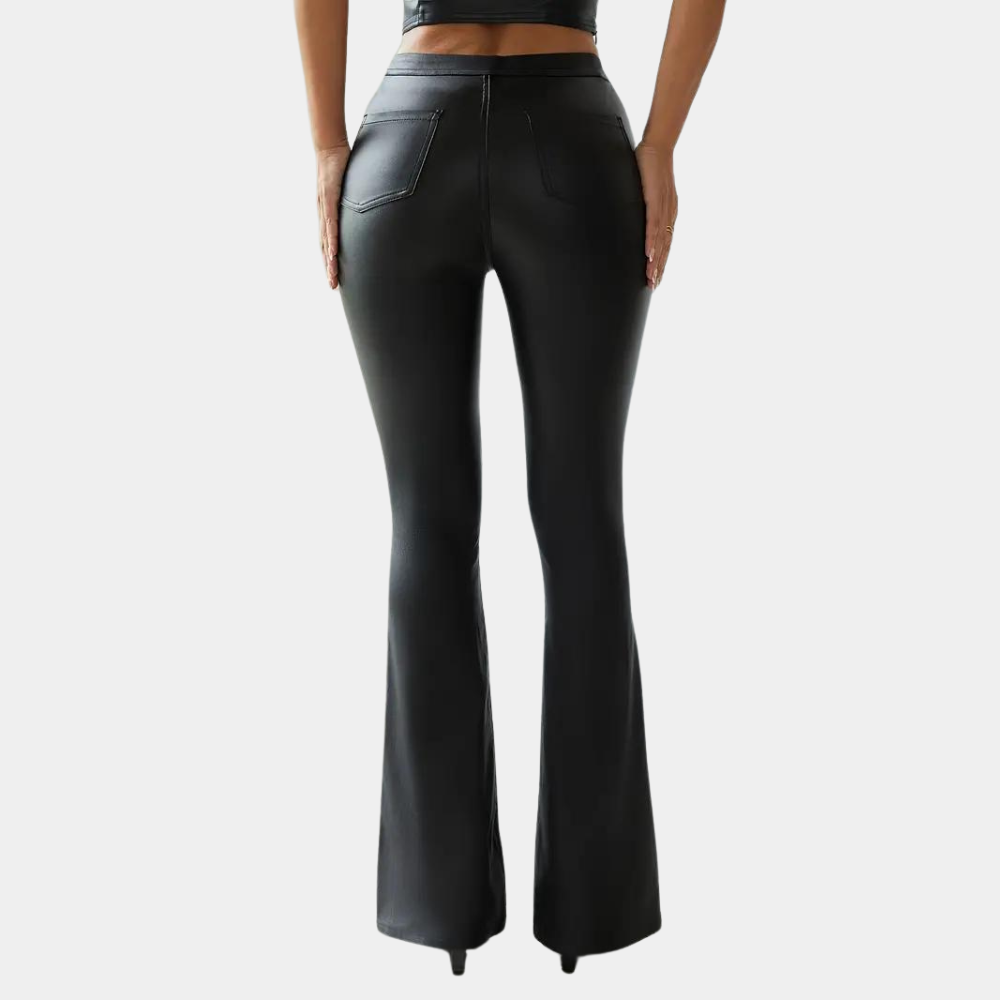 Luvik | tyylikkäät rento slim fit naisten housut, joissa on lakki