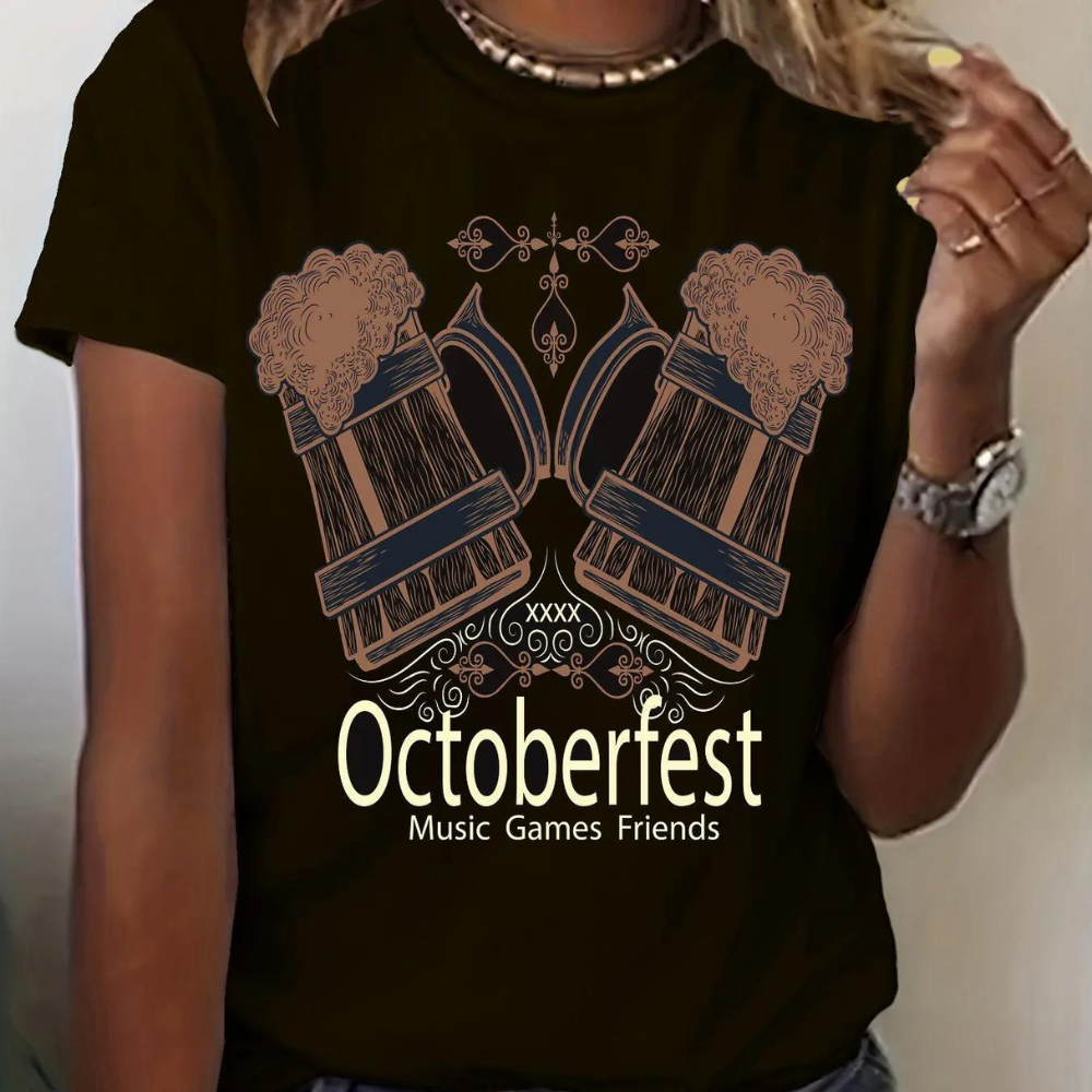 Luvik | Naisten Paita Oktoberfest Rennosti Juhlavasti