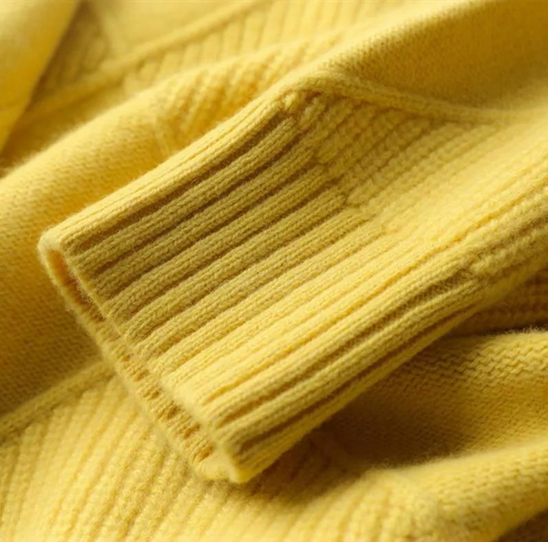 Luvik | Lose Rollkragenpullover Strickjacke