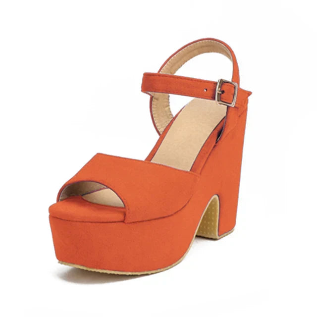 Luvik | Trendy sandals with a thick heel