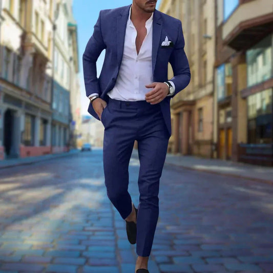 Luvik | Slim Fit Häät setti miehille