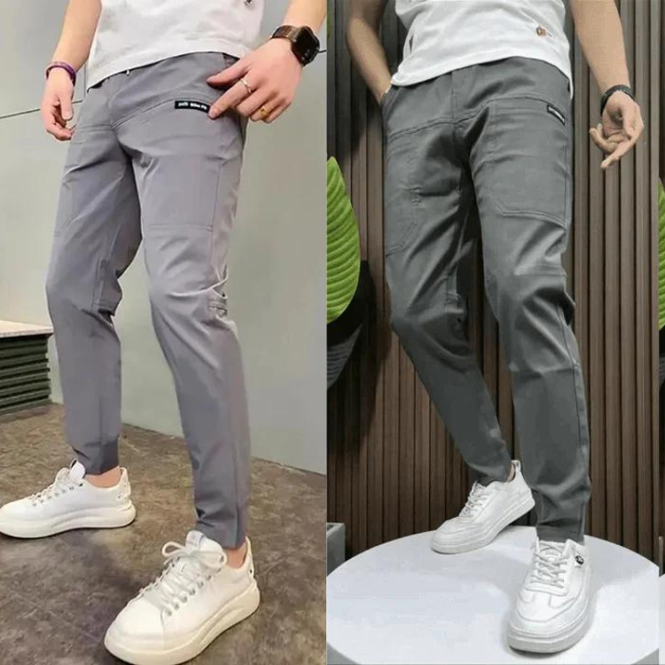 Luvik | Stretchy Skinny Cargo Housut