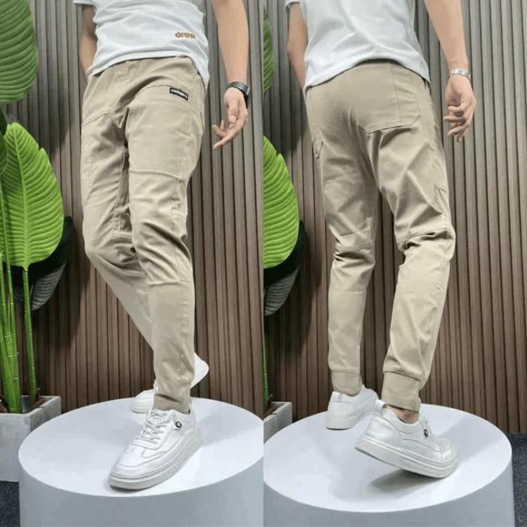 Luvik | Stretchy Skinny Cargo Housut