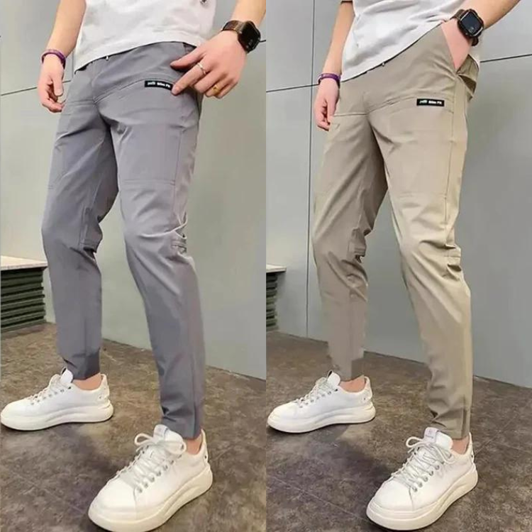 Luvik | Stretchy Skinny Cargo Housut