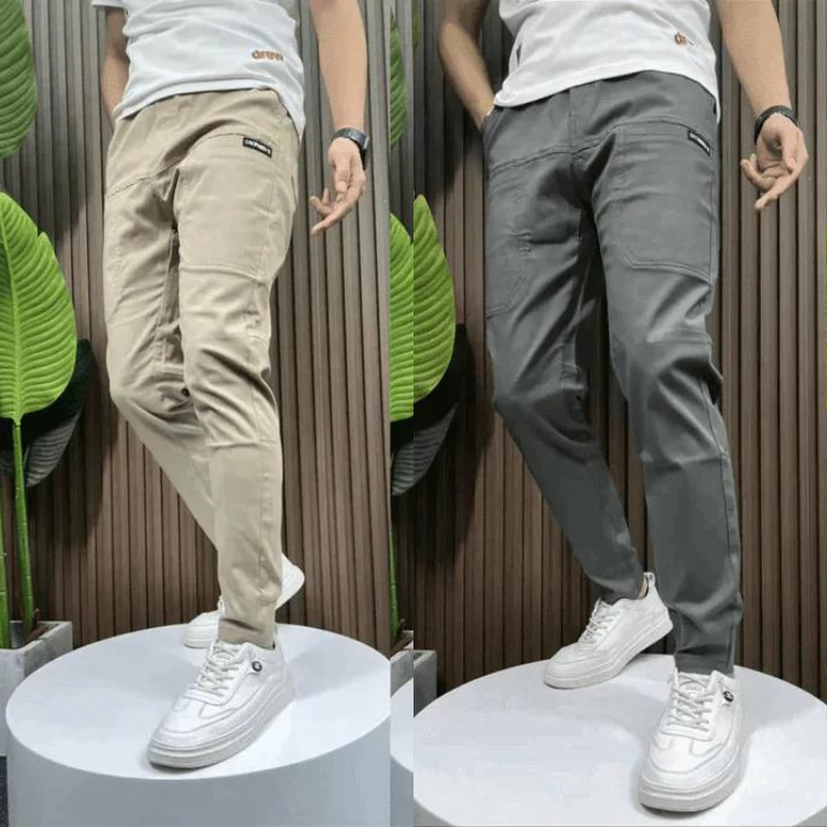 Luvik | Stretchy Skinny Cargo Housut