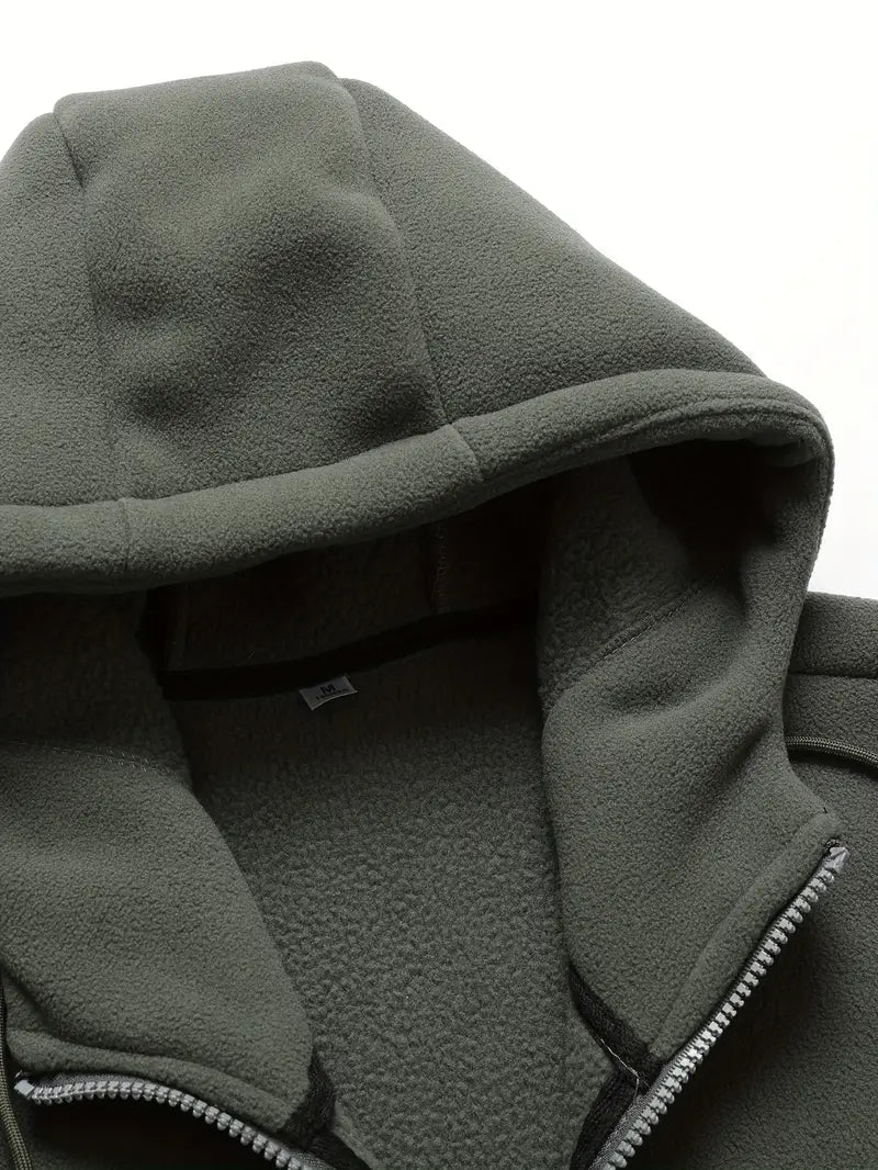 Luvik | Huppu Fleece Vetoketjulla Miestenvaatteet