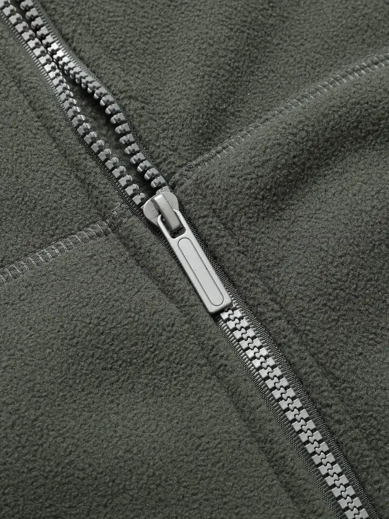 Luvik | Huppu Fleece Vetoketjulla Miestenvaatteet