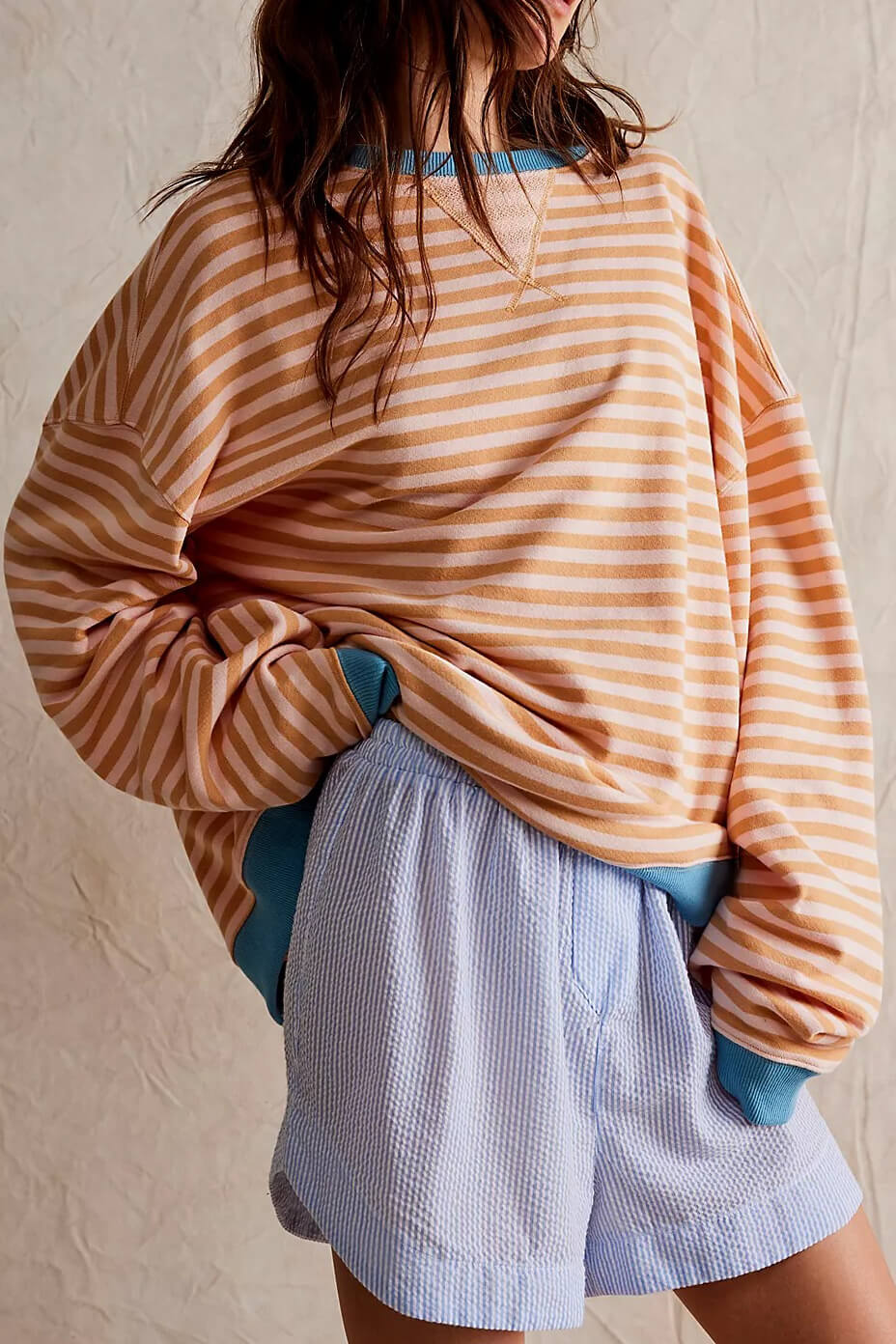 Luvik | Stylischer Klassischer Gestreifter Rollkragenpullover