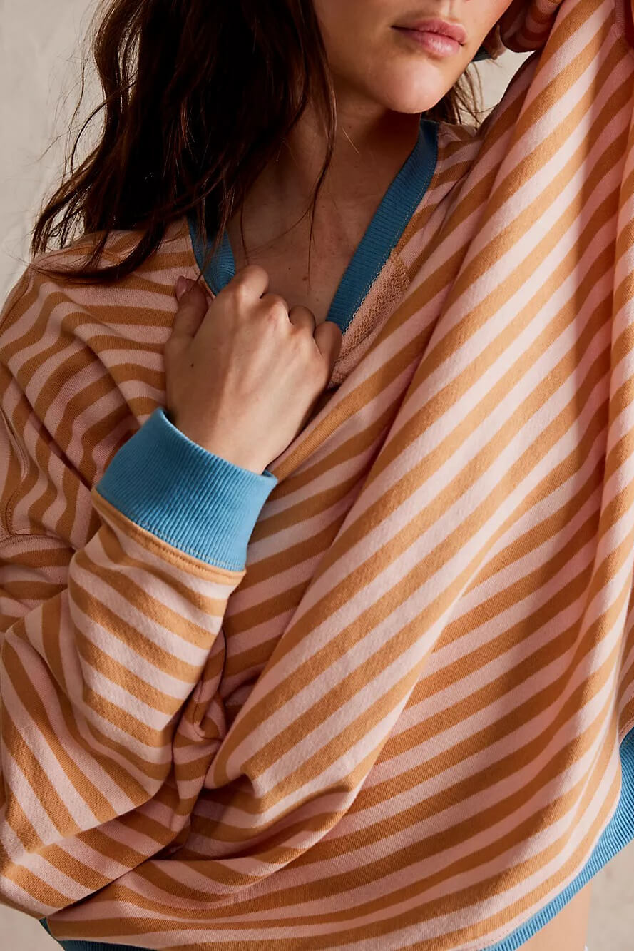 Luvik | Stylischer Klassischer Gestreifter Rollkragenpullover