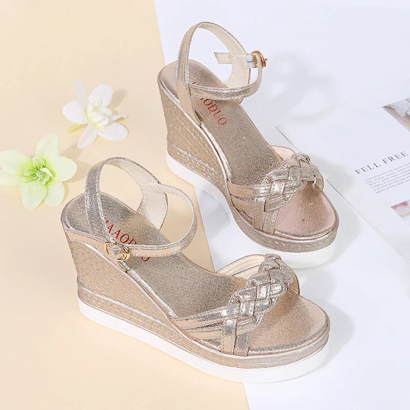 Luvik | Better Off That Way Wedges Sandals