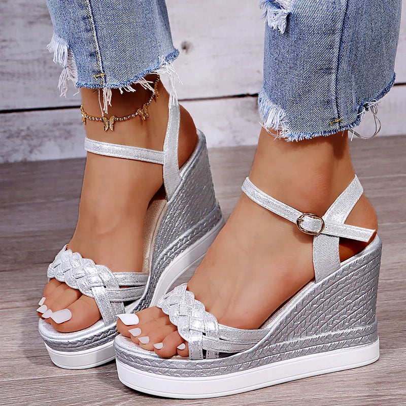 Luvik | Better Off That Way Wedges Sandals