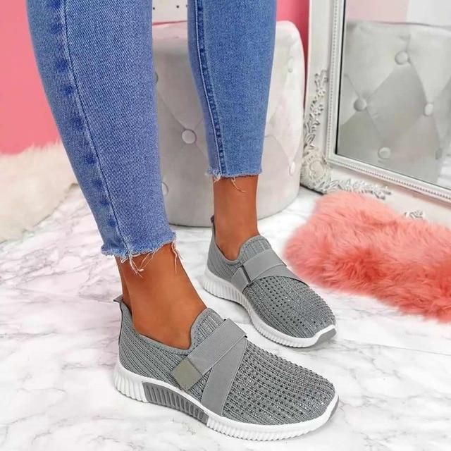 Luvik | Slip-On-Tossut Naisille Tarranauhalla Paranna Juoksuasentoasi!