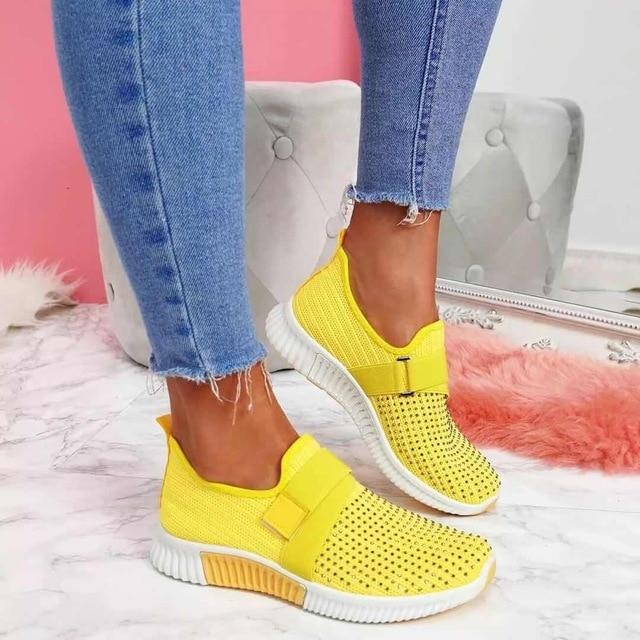 Luvik | Slip-On-Tossut Naisille Tarranauhalla Paranna Juoksuasentoasi!