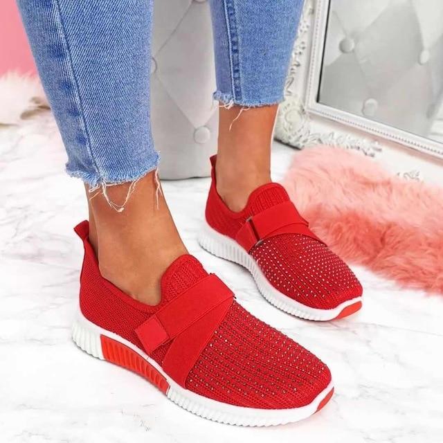 Luvik | Slip-On-Tossut Naisille Tarranauhalla Paranna Juoksuasentoasi!