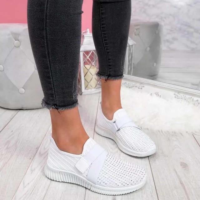 Luvik | Slip-On-Tossut Naisille Tarranauhalla Paranna Juoksuasentoasi!