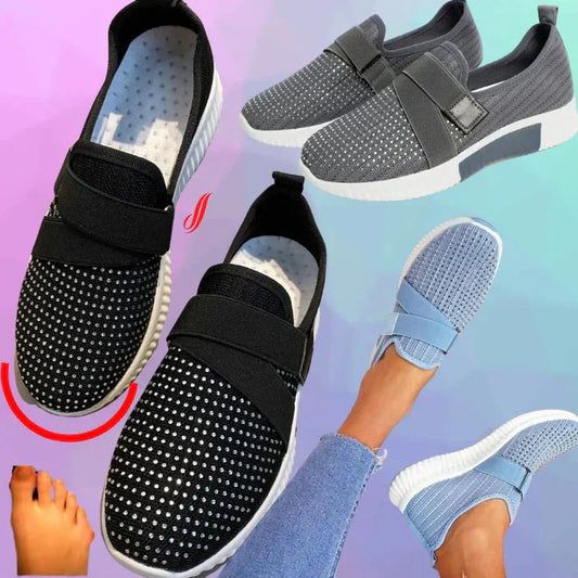 Luvik | Slip-On-Tossut Naisille Tarranauhalla Paranna Juoksuasentoasi!
