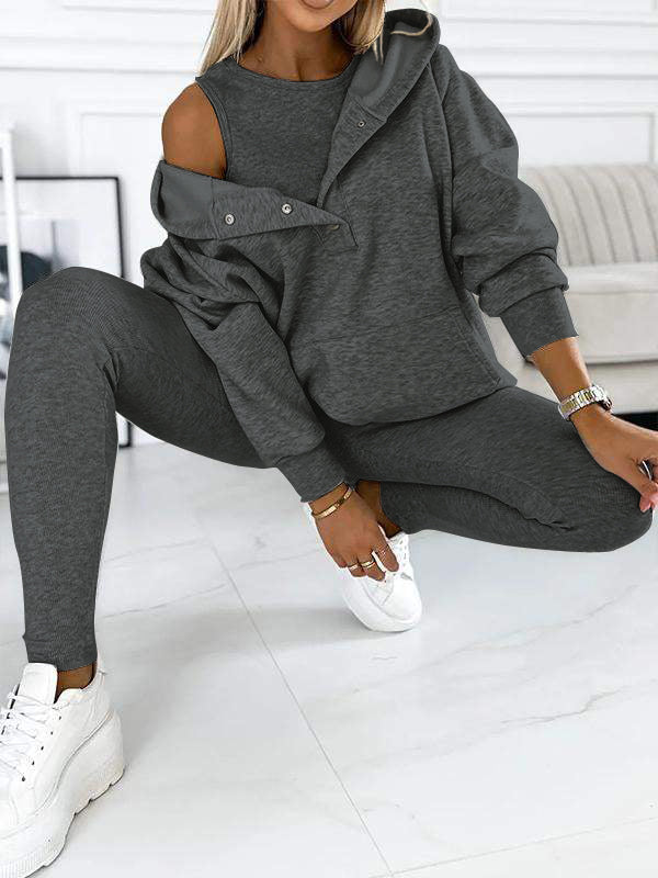 Luvik | Leggings Set Sopiva Yli Koko Co Ord Set Naisten Vaate
