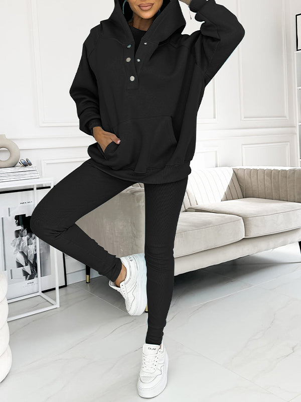 Luvik | Leggings Set Sopiva Yli Koko Co Ord Set Naisten Vaate