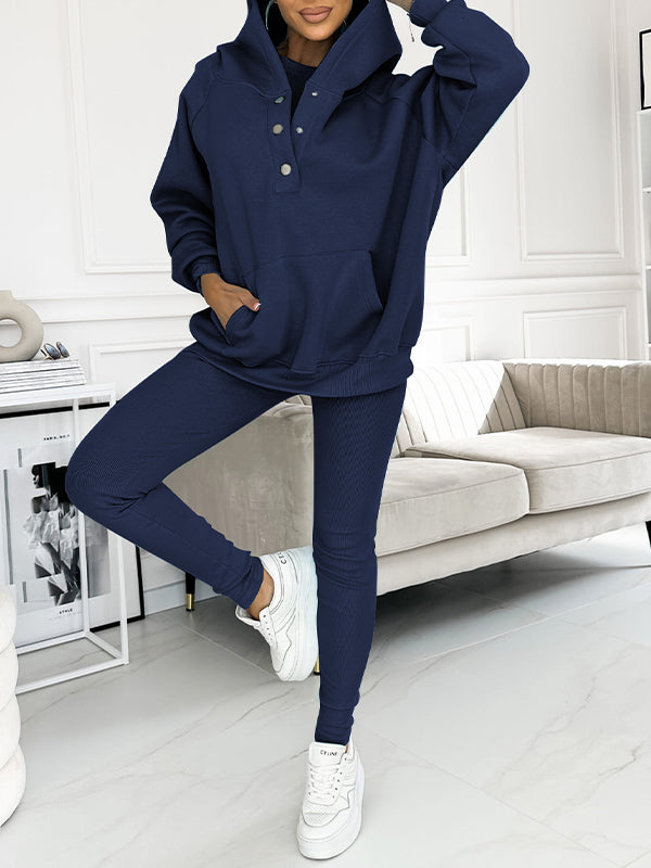 Luvik | Leggings Set Sopiva Yli Koko Co Ord Set Naisten Vaate