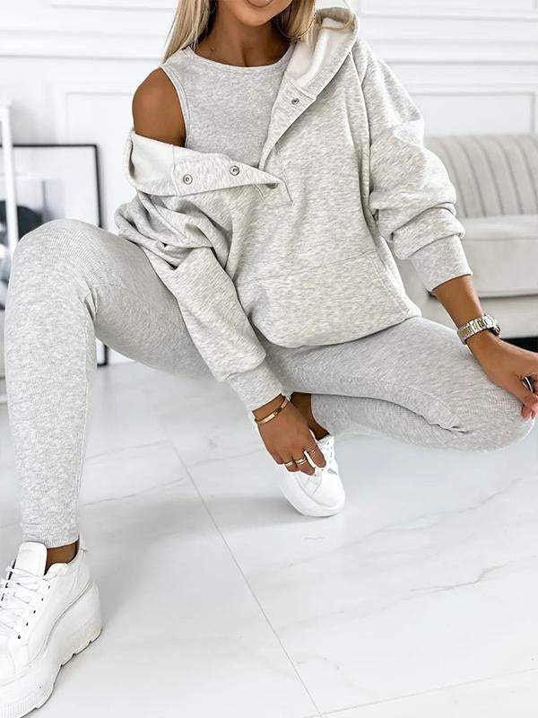 Luvik | Leggings Set Sopiva Yli Koko Co Ord Set Naisten Vaate