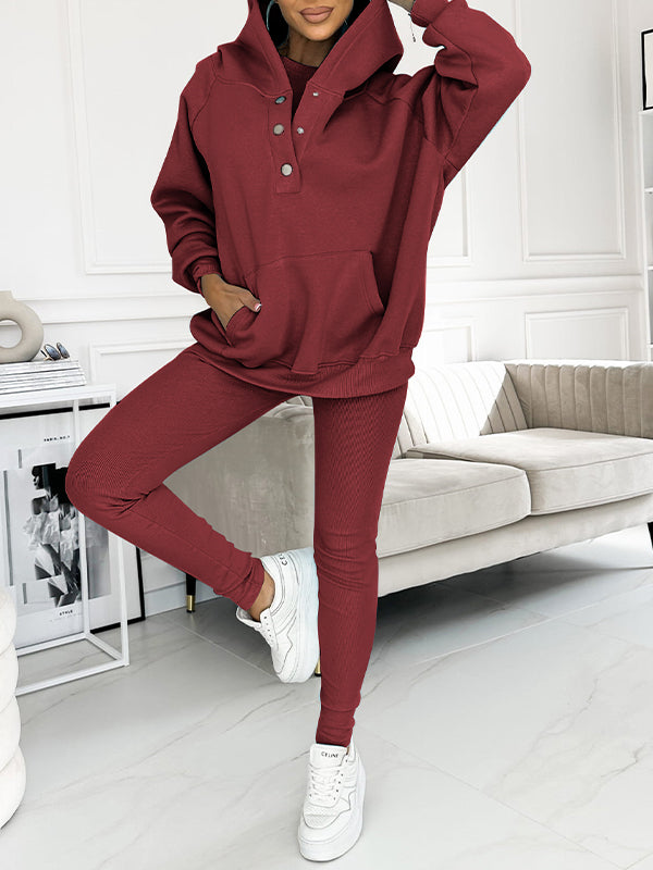 Luvik | Leggings Set Sopiva Yli Koko Co Ord Set Naisten Vaate
