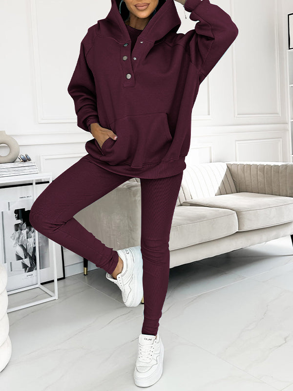 Luvik | Leggings Set Sopiva Yli Koko Co Ord Set Naisten Vaate
