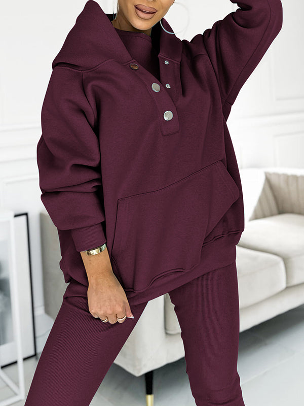 Luvik | Leggings Set Sopiva Yli Koko Co Ord Set Naisten Vaate