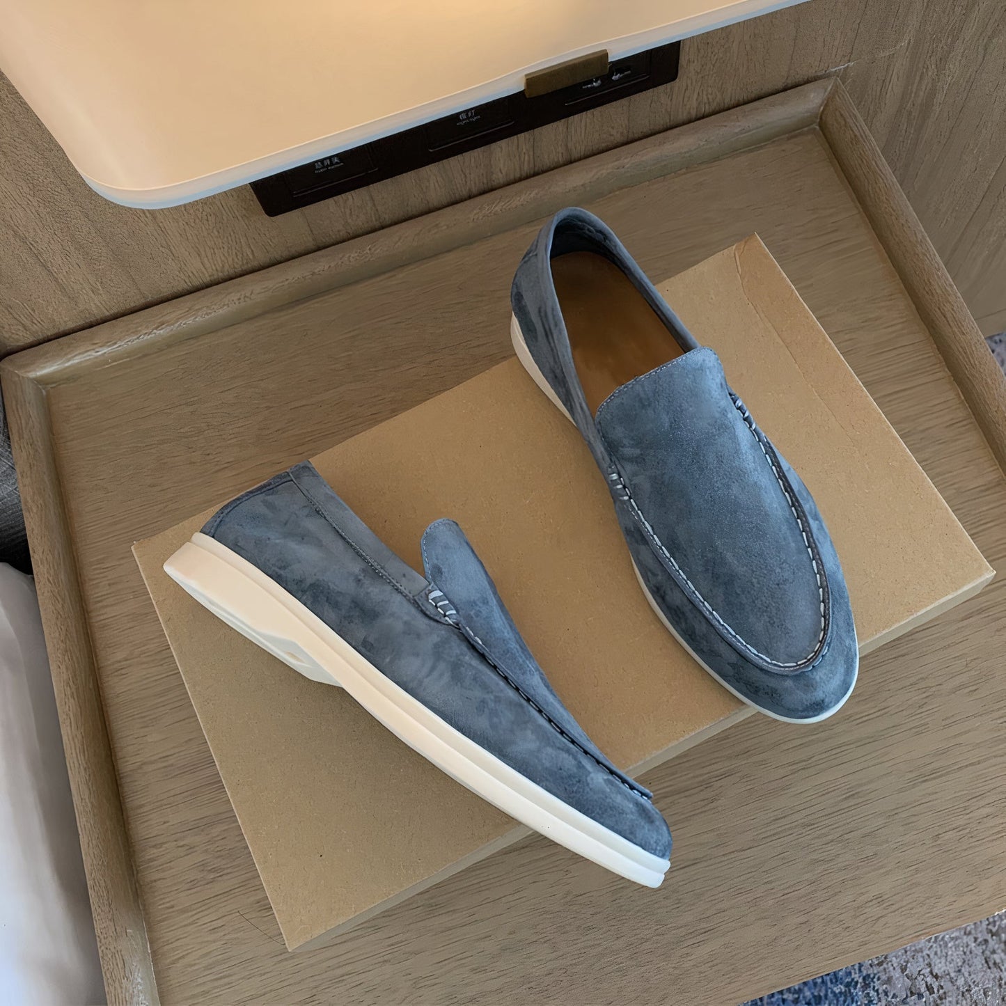 Luvik | Viininkorjuu Nahka Miehen Loafer