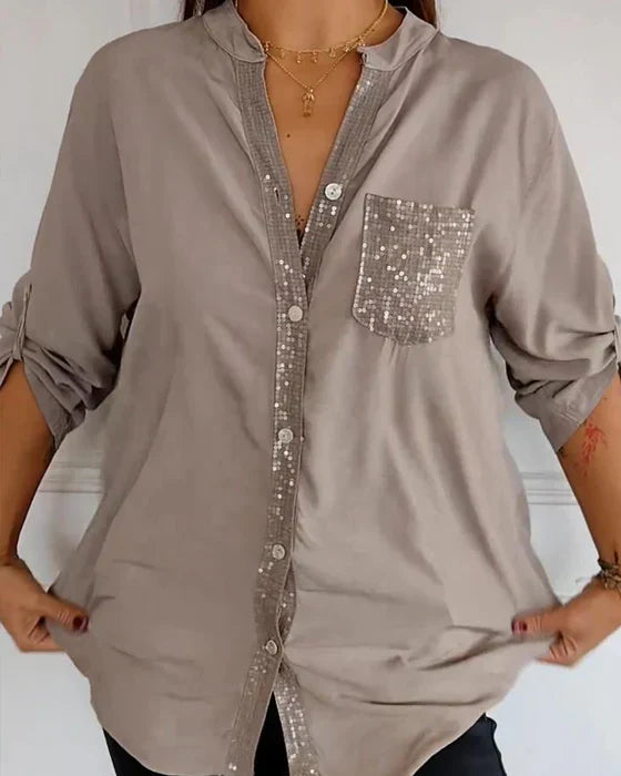 Luvik | Premium Puuvilla Chic Glamour Top
