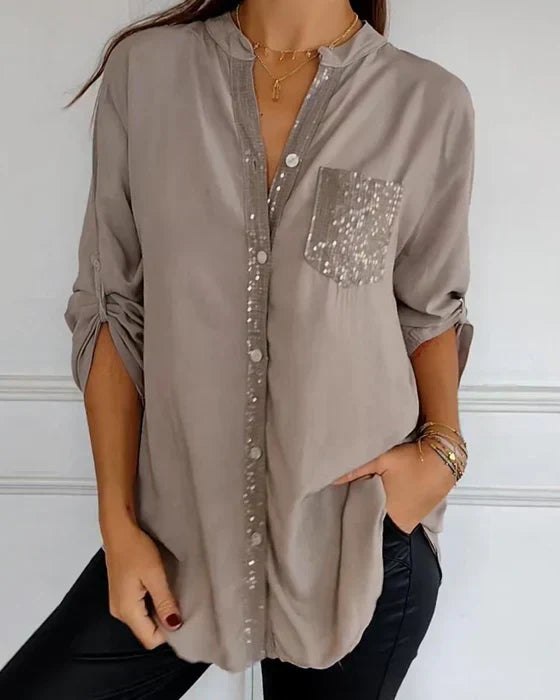 Luvik | Premium Puuvilla Chic Glamour Top