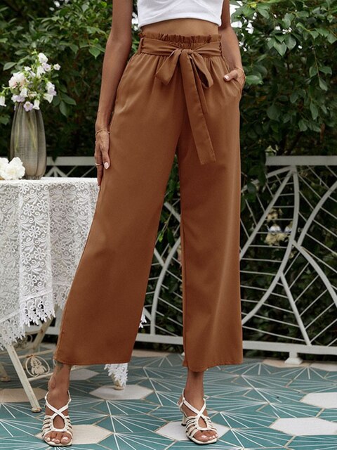 Luvik | Pleated Pants With Wide Leg