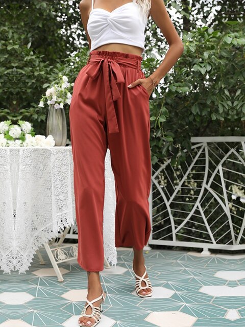 Luvik | Pleated Pants With Wide Leg