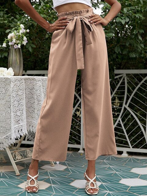 Luvik | Pleated Pants With Wide Leg