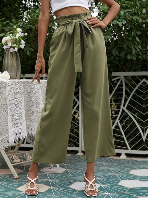 Luvik | Pleated Pants With Wide Leg
