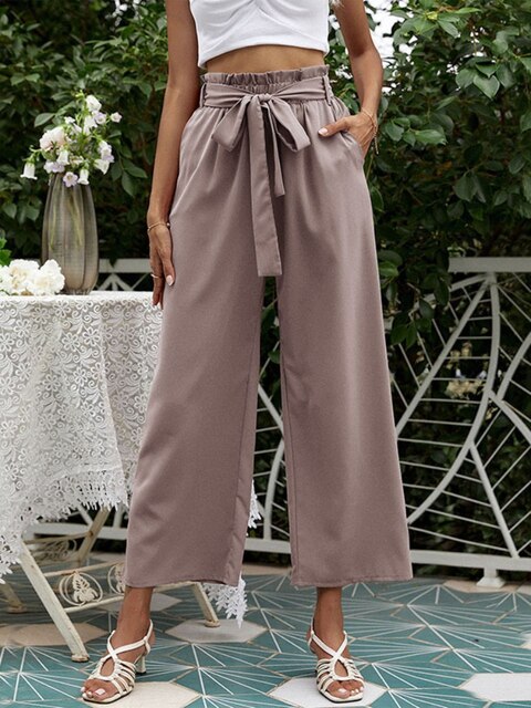 Luvik | Pleated Pants With Wide Leg