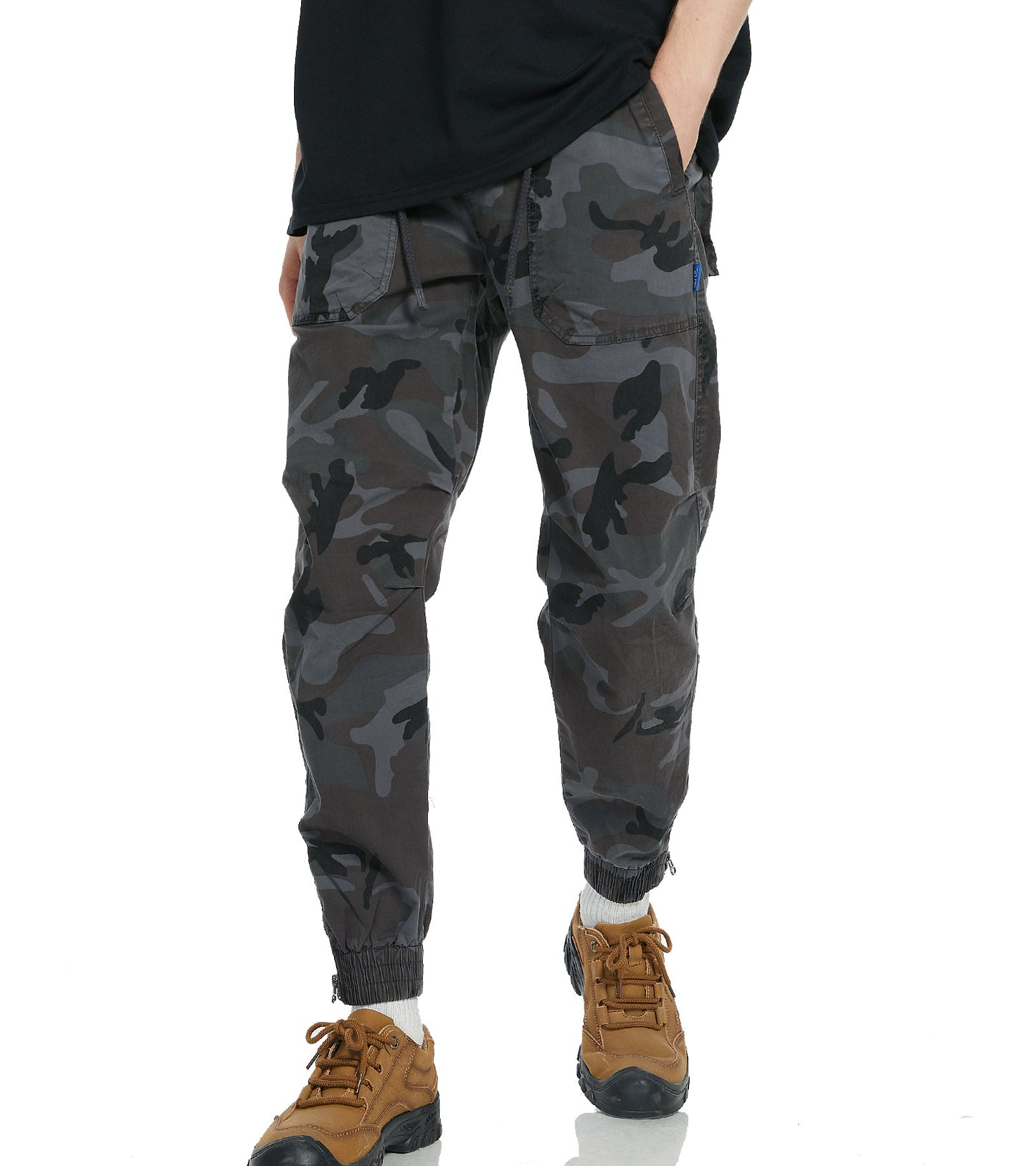 Herren Camo Utility Cargo Hose Luvik