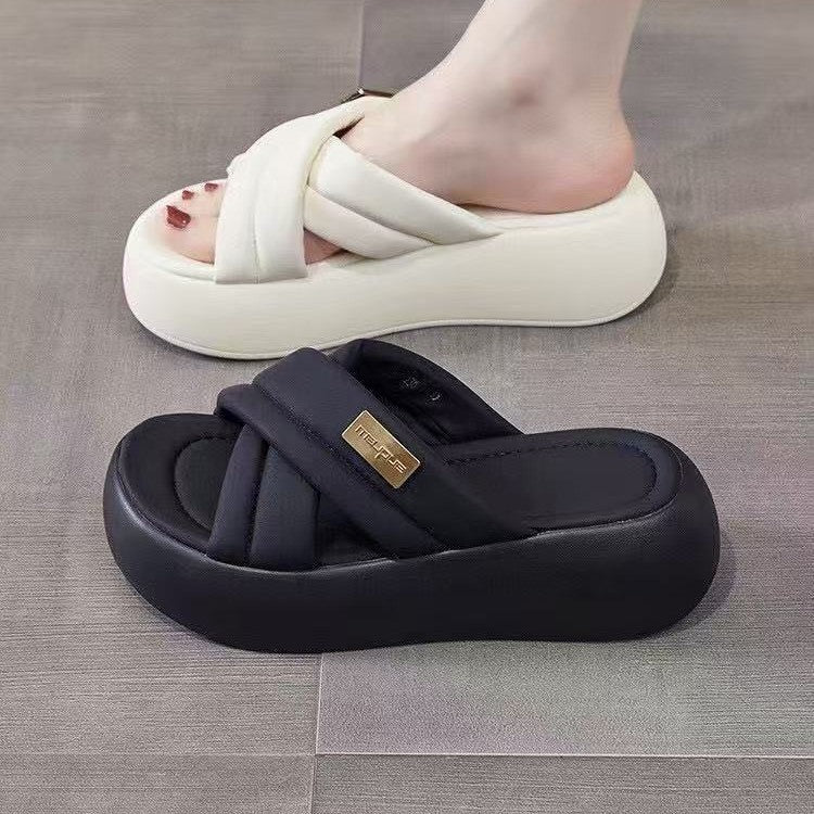 Naisten Mukavat Flatform Pantolit Luvik