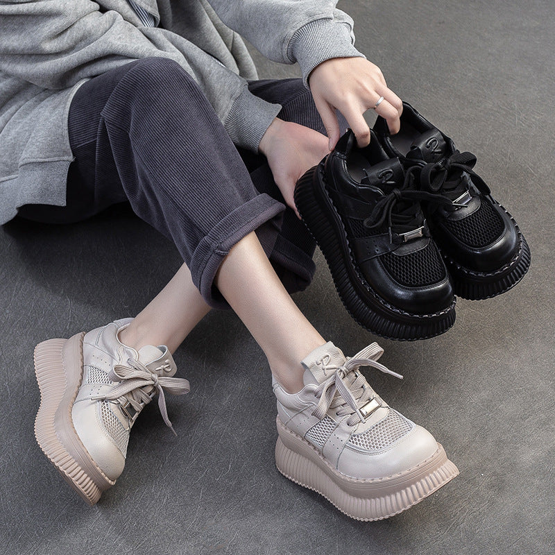 Naisten Airy Plateausneakers innovatiivisella pohjamuotoilulla Luvik