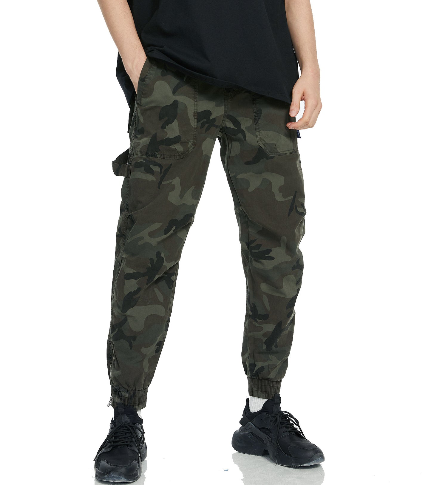 Herren Camo Utility Cargo Hose Luvik