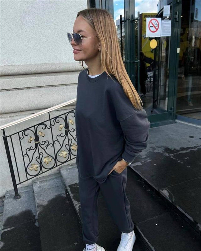 Luvik | Trendy Fashion Elastic Pants Two-Piece Set