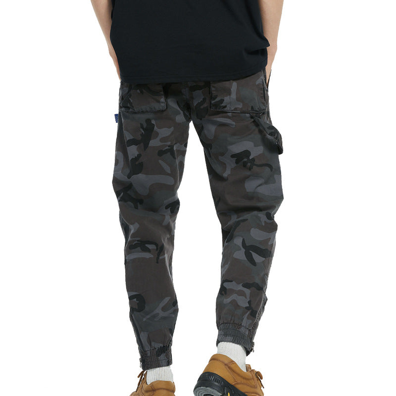 Herren Camo Utility Cargo Hose Luvik
