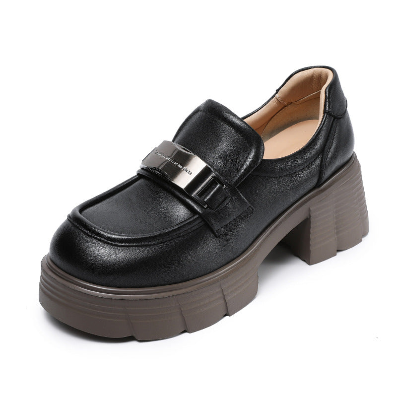 Naisten Chunky Platform Sandalit koristeellisella soljella Luvik