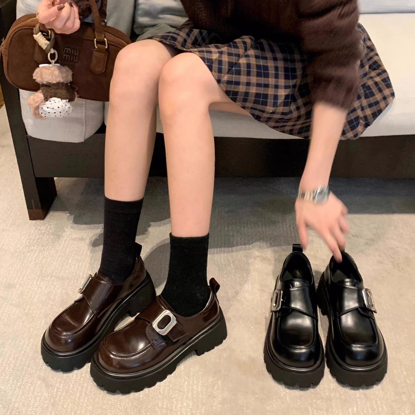 Femme Chunky Alustatalon Solki Loafers Luvik