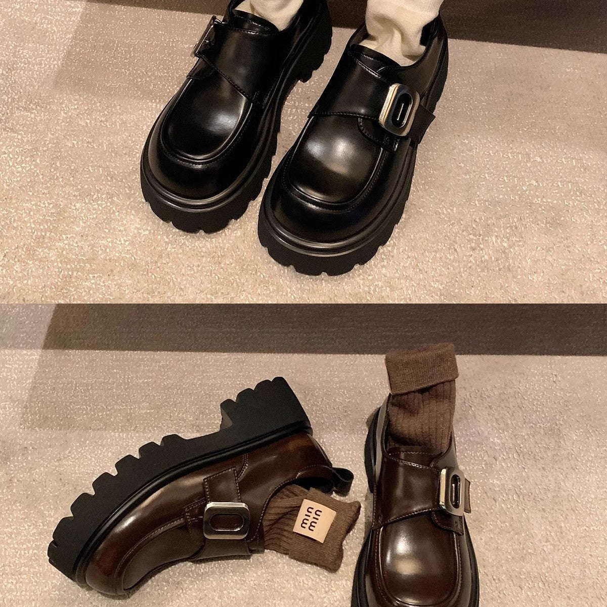 Femme Chunky Alustatalon Solki Loafers Luvik